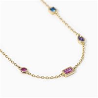 Collana Mabina Donna Rainbow in Argento 553602 - 553602